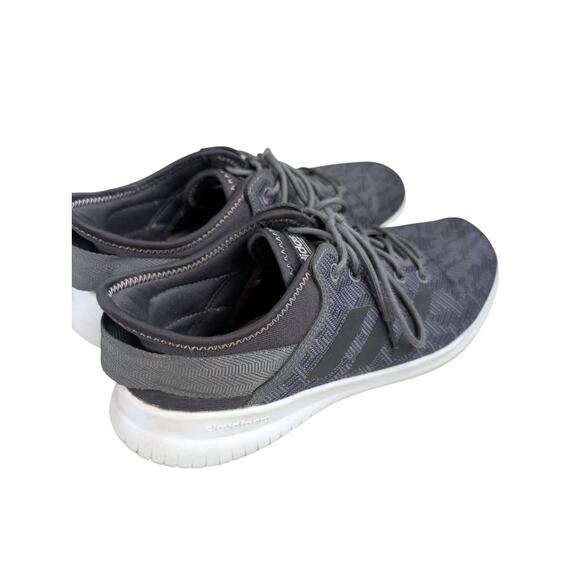 Adidas Women's Cloudfoam QT Flex Running Shoe Sneaker Gray/Black Size 9 - Picture 3 of 9